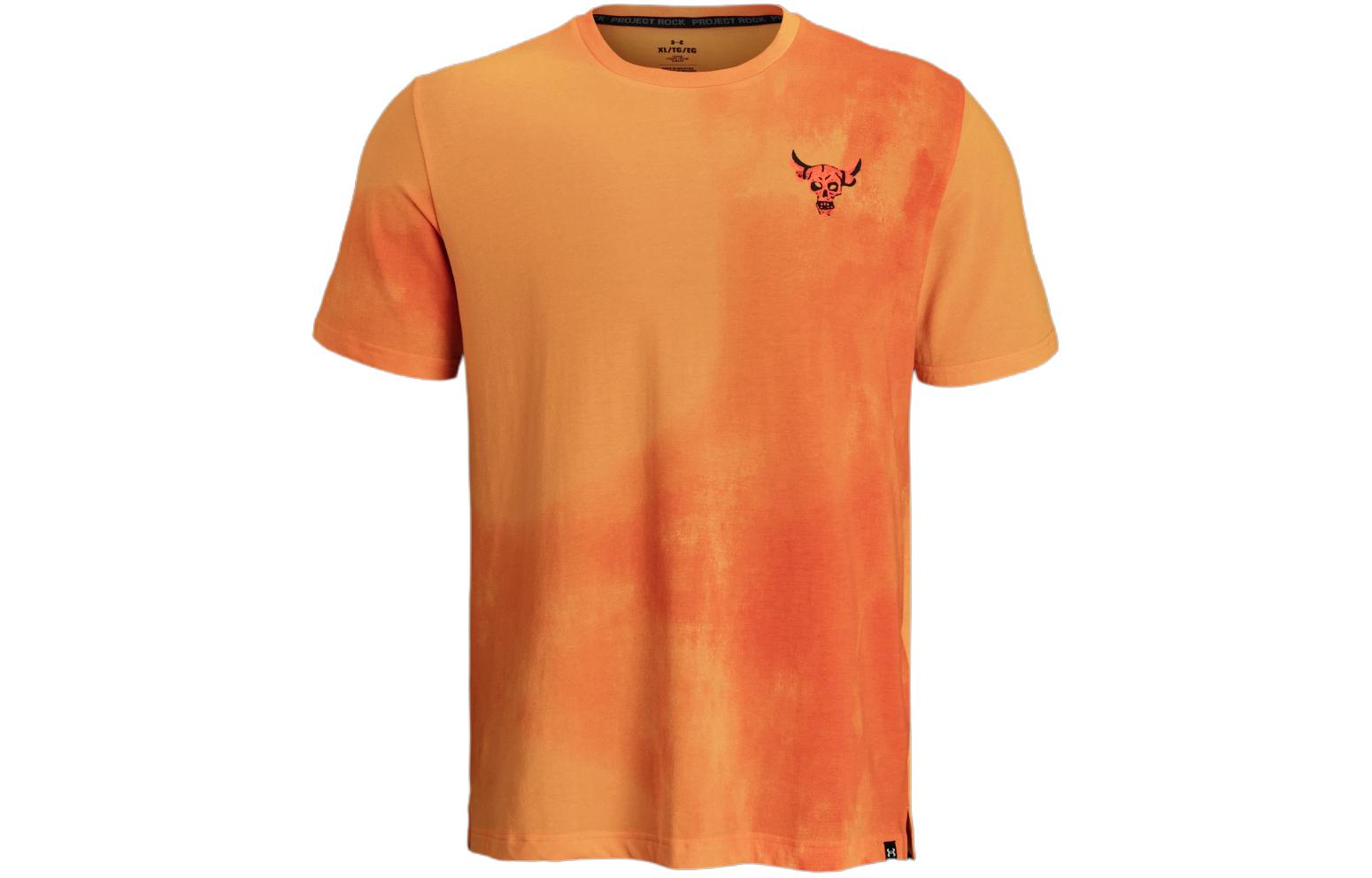 Under Armour Short Sleeved T Shirts Men s Atomic Orange 1383297-810 XL