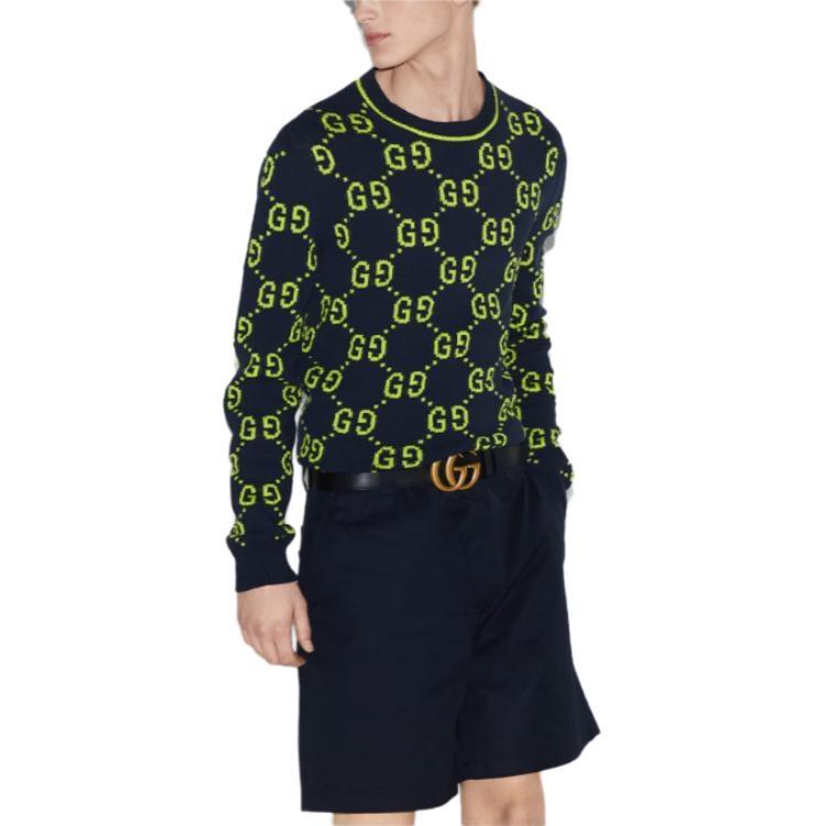 Gucci SS24 Sweater Men's Marine Blue 791043-XKD35-0401