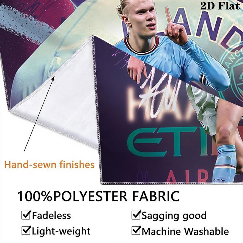 football star Wall Hanging Printed Fabric Blanket Decorative Tapestries for Bedroom Living Room Home Decor