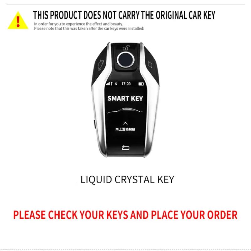 Zinc Alloy Car Key Case Cover Shell Fob for BMW G05 X5 G30 G12 G11 G32 G31 5 7 Series I8 I12 I15 G01 X3 G02 G07 Car Accessories