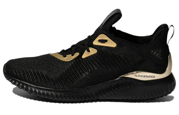 Adidas Alphabounce 1  Black Gold Metallic  FZ2196 36