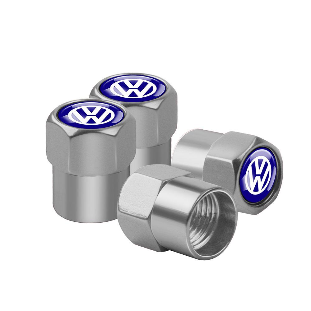 For Volkswagen VW Car Styling Tire Valve Cover Auto Wheel Tyre Valve Caps for VW Tiguan Jetta Mk6 Scirocco Polo Touran Golf Git Passat Scirocco CC