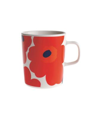Marimekko Marimekko Unikko Mug White Red 250ml 63431 001 63431 001 [Item]