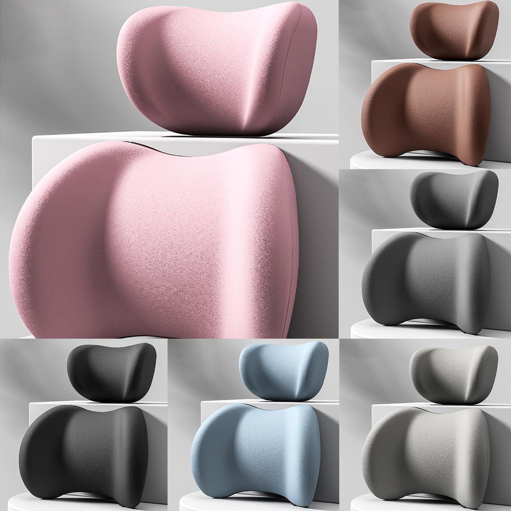 Memorys Foam Headrest For Driving Breathable Ergonomic Car Cushion Set For Office Chair