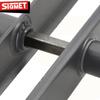 Gate Handle Long Plate Nati 72mm Graphite Key
