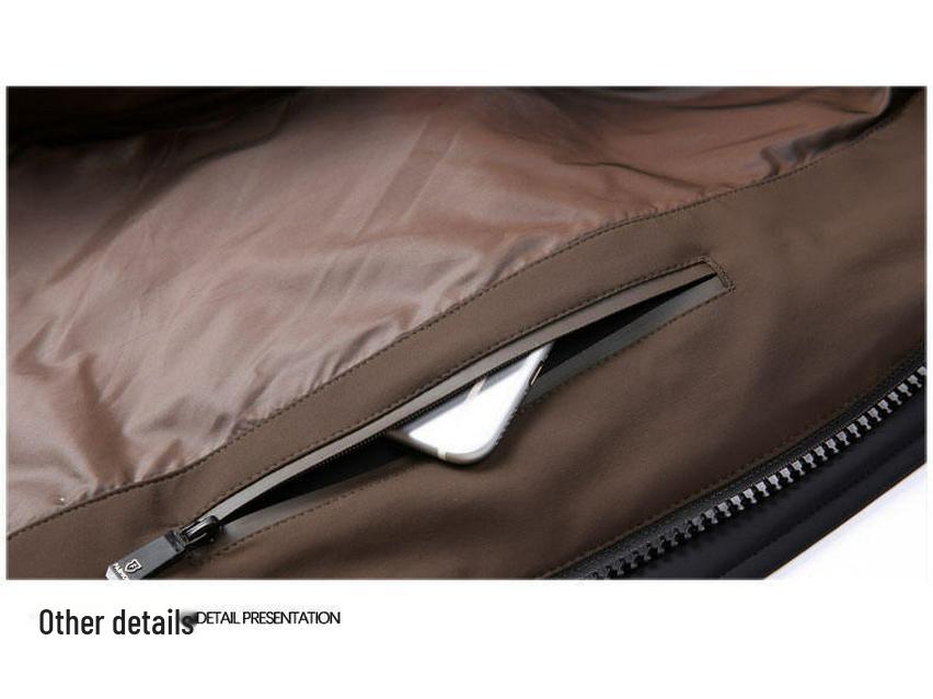 Doudoune à Capuche Mi-Longue pour Homme - Manteau d'Hiver Épais, Chaud et Décontracté