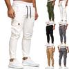 Чоловічі спортивні штани. Повсякденні еластичні спортивні штани з широкими кишенями