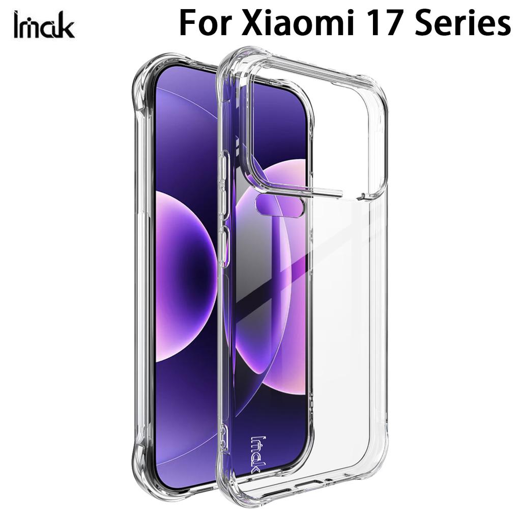 For Xiaomi MI 17 Pro Max 5G Telefondeksel IMAK Støtsikkert Mykt Deksel