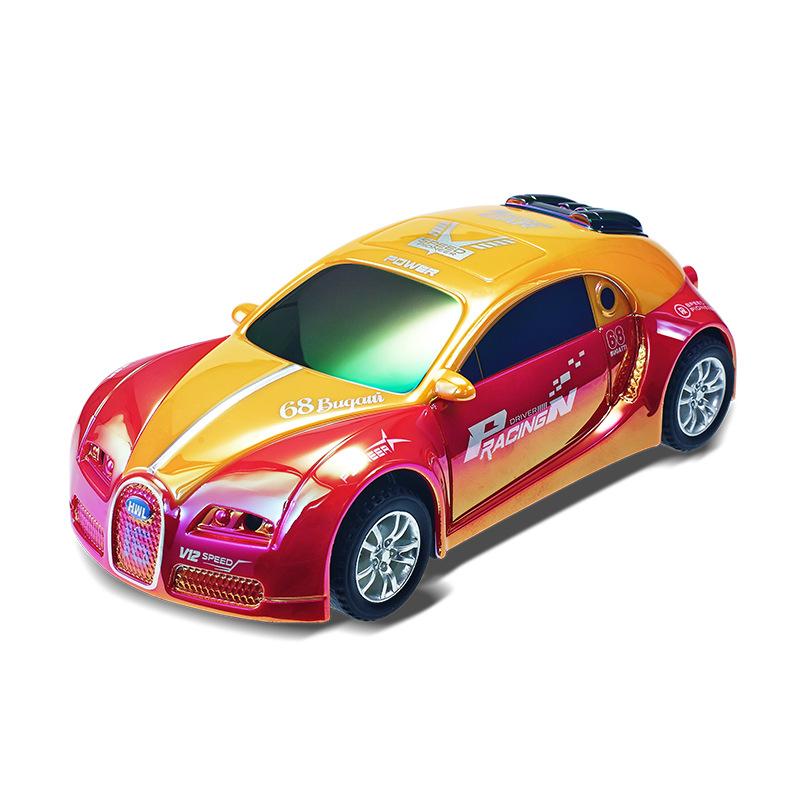 

Красочные акустооптические детские инерционные гоночные машинки, устойчивые к падениям спортивные машинки-симуляторы, акустооптические спецэффекты гоночные машинки для дрифта, игрушки красный/жёлтый