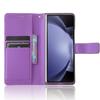 For Samsung Galaxy Z Fold6 5G Case with Pencil Holder, PU Leather Diamond Texture Wallet Phone Cover