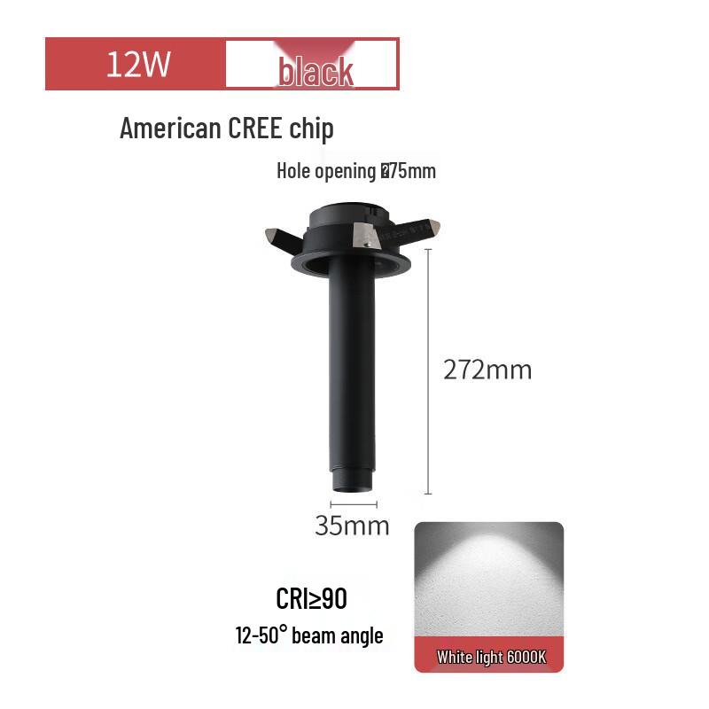 

NuFeng Hill-Shaped 12W White LED Display Spotlight