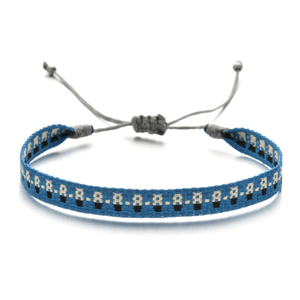 ZMZY Boho Weave Ethnic Girl Bracelets for Bohemia Women Bracelet Fashion Girl Colombian Wayuu Female Summer Beach Jewelry