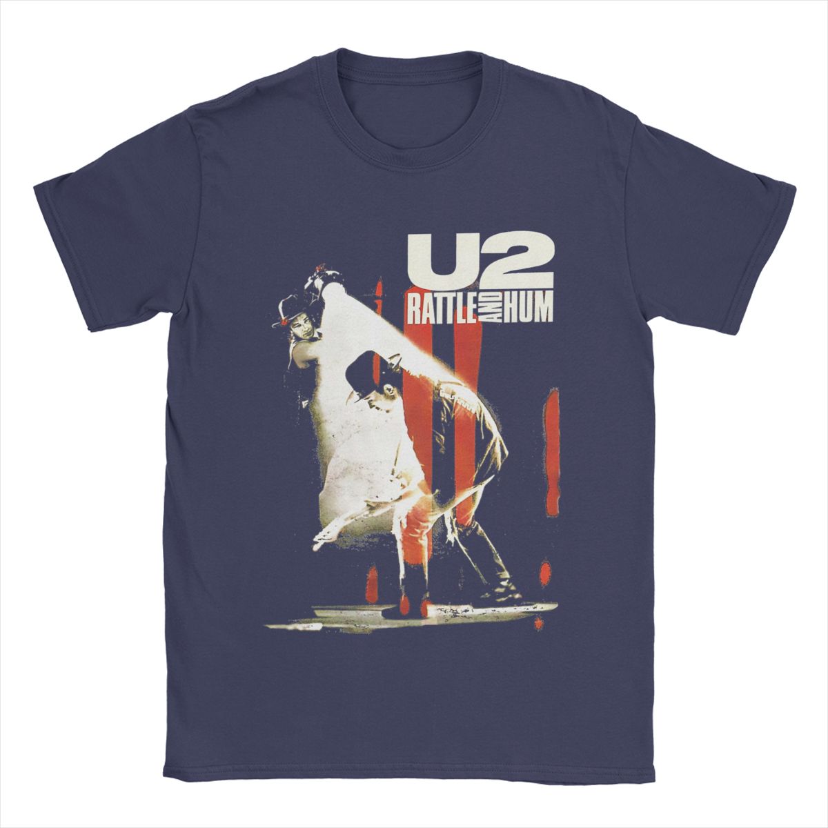 

U2 Band T Shirts Men Cotton Casual T-Shirt O Neck Tee Shirt Short Sleeve Clothing 4XL 5XL 6XL 4XL