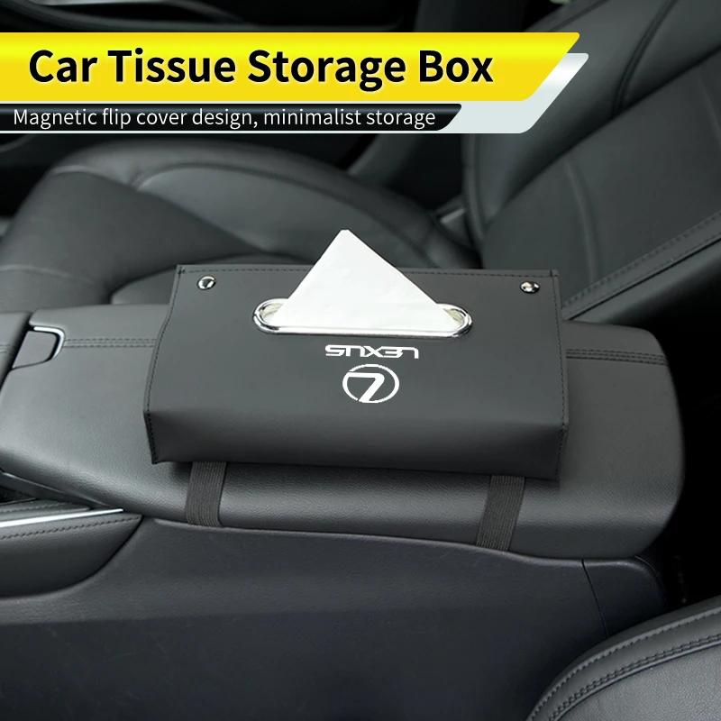 Car Seat Tissue Box Paper Towel Storage Bag Napkin Case Accessories For Lexus UX250h RX450h CT200h RX400h NX300h RX350 RX300 GX4
