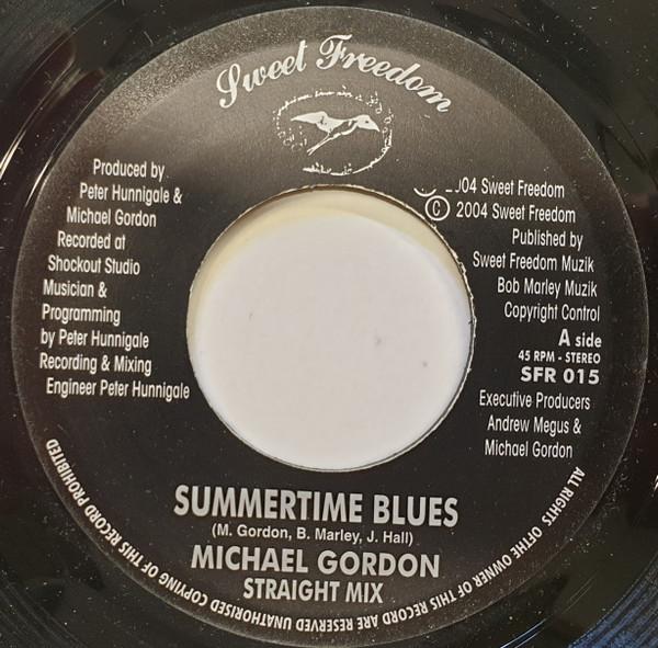 

7-дюймовая пластинка MICHAEL GORDON Summertime Blues SFR015 Sweet Freedom R 2004 UK Reggae Ska Dub Б/у