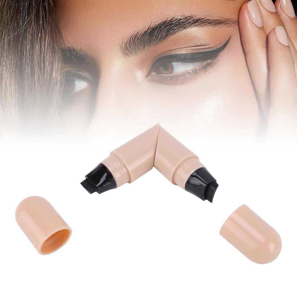 Folding Makeup Stamp Smudge Proof   Lasting Double Headed Makeup Stamp Pen for Beginners