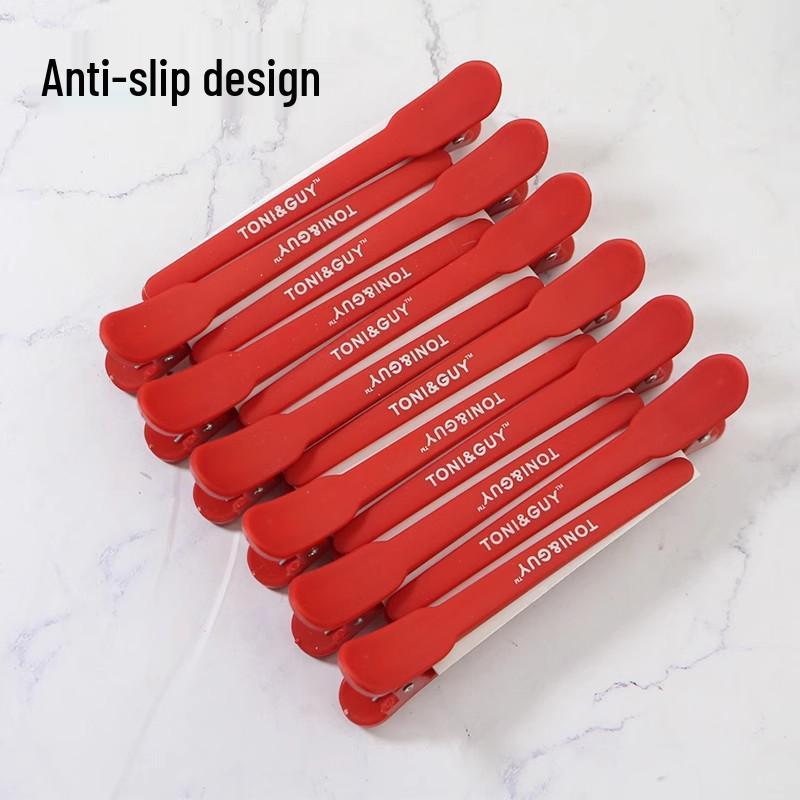 Pinces à Cheveux Bec de Canard Mat - Pinces Alligator pour Sectionnement en Salon, Permanente, Coloration et Positionnement