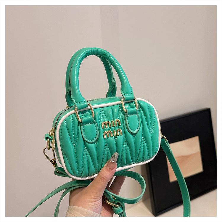 High-end new fashion bowling bag versatile women's portable messenger bag