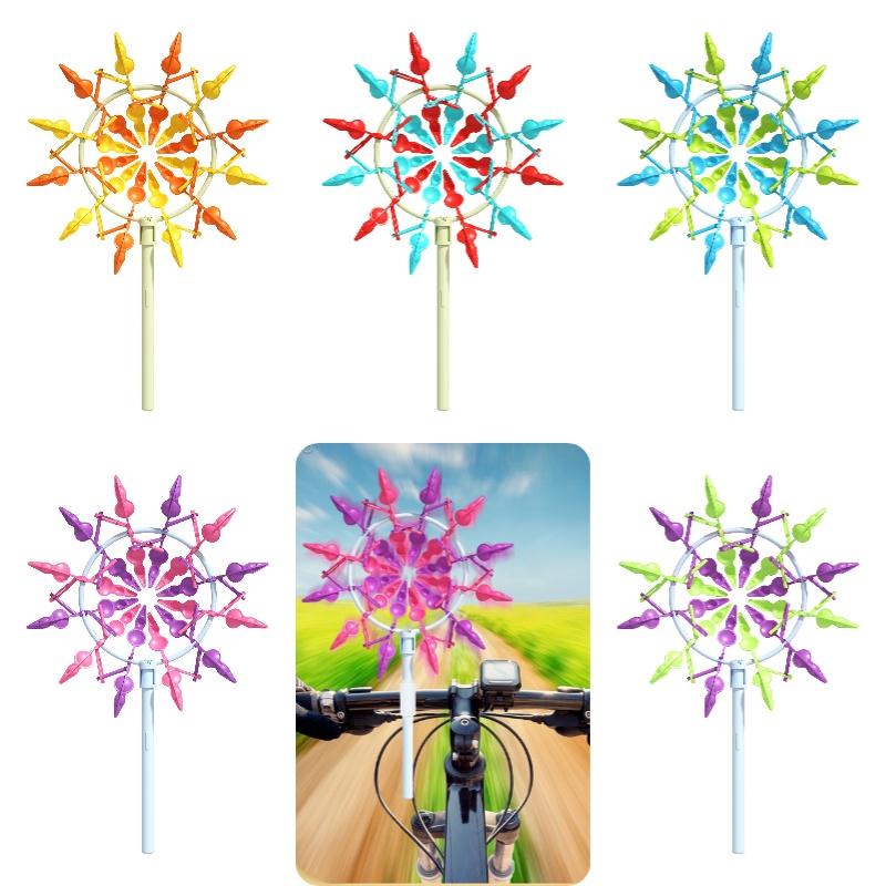 Diy Handheld Children's Educational Relief Toy 3d Sunflower Windmill With Radish Design
