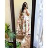 Party Wear Pure Cotton Middi Gown Dress Indian Women's Ethnic Top Tunic Kurti