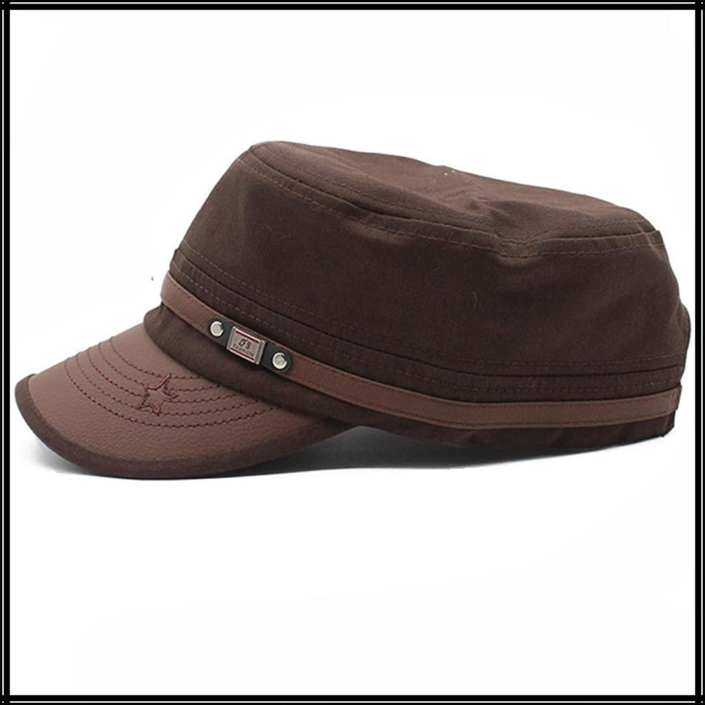 Military Work CZ181 [White Fang] Hat, Cap, Soft, Stylish, Fashionable, Stars, Men's, Women's, (Green)