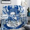 1PC Eagle Crest Custom Name Custom Name Patterned Flannel Blanket Suitable For All Seasons For Home Decor Warmth And Comfort Gifts Holiday Present