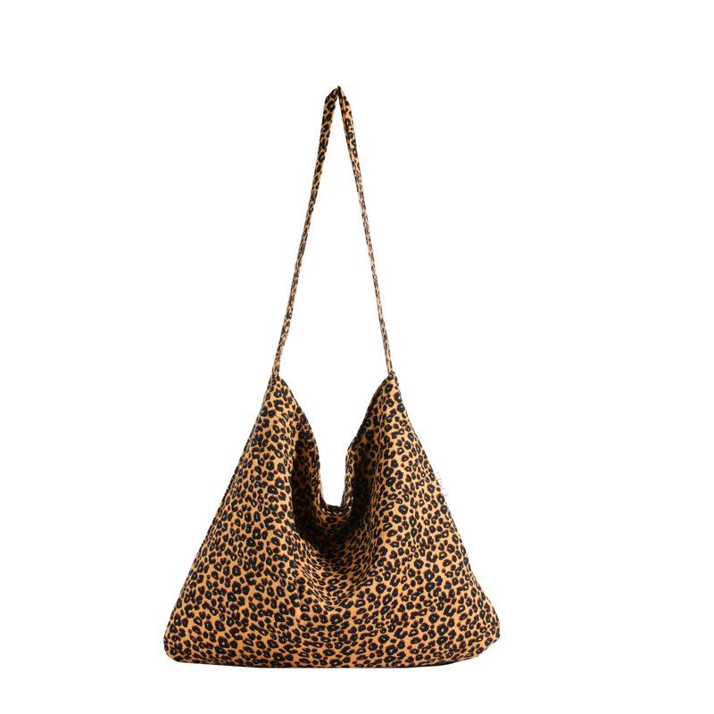 High-End Women'S Bags, Fashionable Contrasting Colors, Large-Capacity Student Shoulder Bags, Leopard Print Tote Bags.