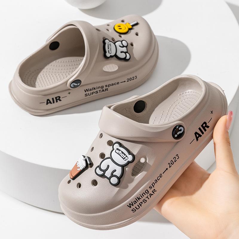 Children's Astronaut Hole Shoes, Boys, Middle-aged and Older Children Wear Non-slip Thick-soled Beach Shoes In Summer, Baby Cute Indoor