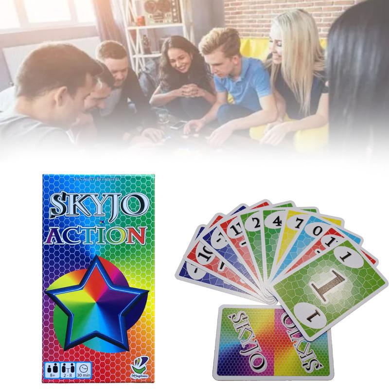 Vzrušující karetní hra Skyjo pro zábavná rodinná setkání a společenské události