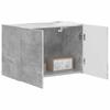 Wall Mounted TV Cabinet Concrete Grey 59.5 x 31 x 40 cm Particleboard
