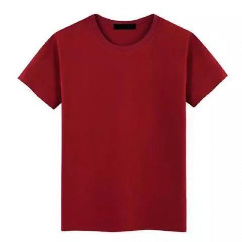 Camiseta de Manga Corta para Hombre, Lisa Negra o Blanca, Top Sencillo de Verano