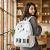 Leichtes Design Klavier Rucksack Nylon Niedliche Schultasche Tastatur Buchtasche Outdoor Reisen