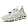 YRZL Men's Running Shoes Breathable Mesh Soft Sole Anti Slip Casual Sneakers Lightweight Comfortable Sports Shoes