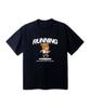BEMIGHTY Running Bear Oversized Short Sleeve T-Shirt [Navy]