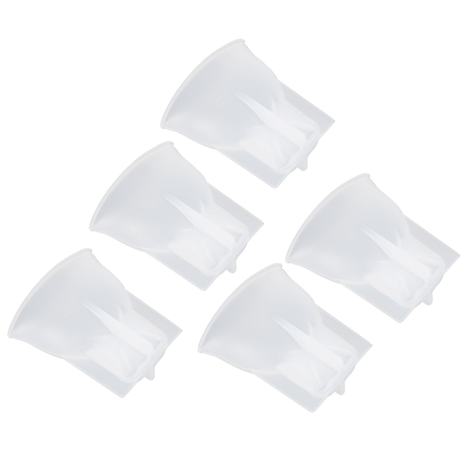 

5Pcs Crystal Silicone Bag Drop Mold DIY HandMade Soap Decoration Craft Accessories