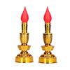 Candle Lamp LED Low Power Consumption Chinese Style Traditional Retro Buddhist Decor LampSingle