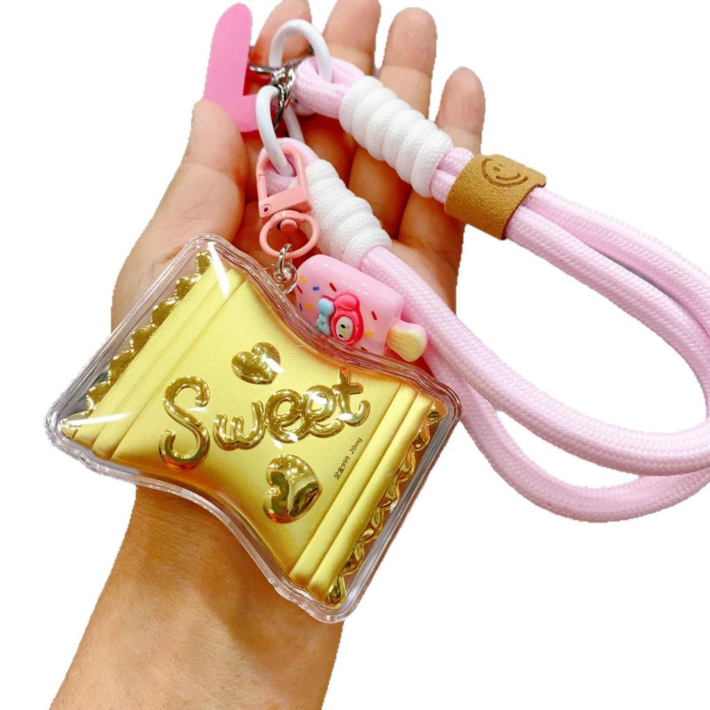 Doraemon Gold Pendant Keychain with 999 Pure Gold Charm