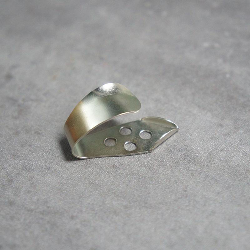 4ks nastavitelné nerezové špunty Akustická kytara Banjo Pick Plectrum