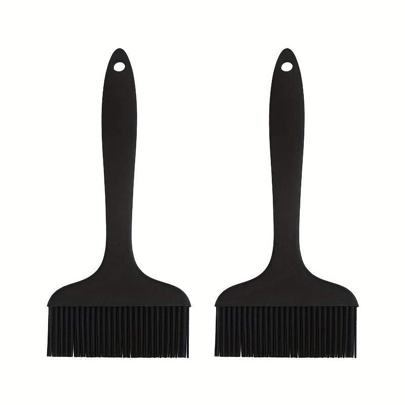 Heat Resistant Large Oil Brush BBQ Pastry Brush Silicone Basting Brush Extra Wide Basting Brush for Cooking Marinade Grilling
