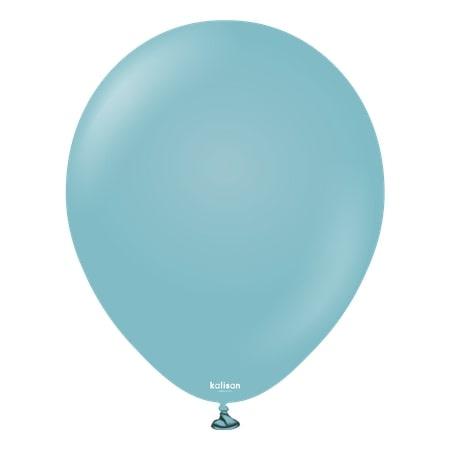 Balony Lateksowe Kalisan Retro Blue Glass Niebieski 30 Cm, 100 Szt.