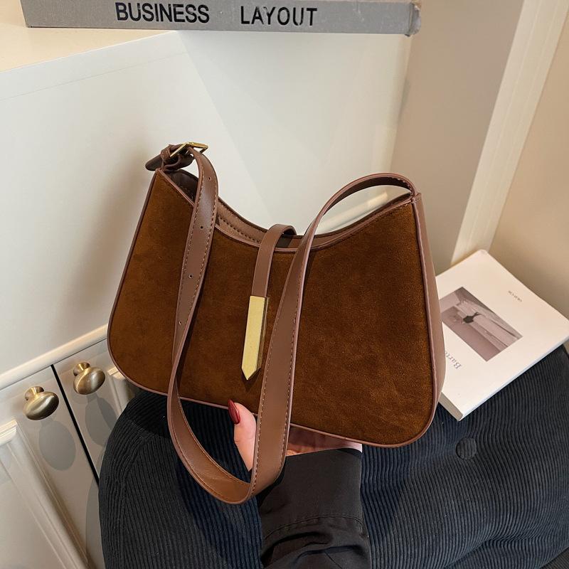 Niche Retro Modern Underarm Bag Women's Autumn New Simple Temperament Versatile Shoulder Handbag