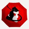 1pc Cats, Love Automatic Open/close Umbrella, 8-Rib sturdy structure, Auto Folding/Opening, Portable Travel Umbrella for Women, Parties c46