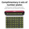 Car Logo Temporary Parking License Plate Phone Number Parking Sign Accessories For Honda Mugen Civic TYPE-R Accord CRV BRV HRV XI6