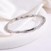 European & American Fashion Titanium Steel Bamboo Joint Women's Bracelet - Versatile, Non-fading, Simple Design