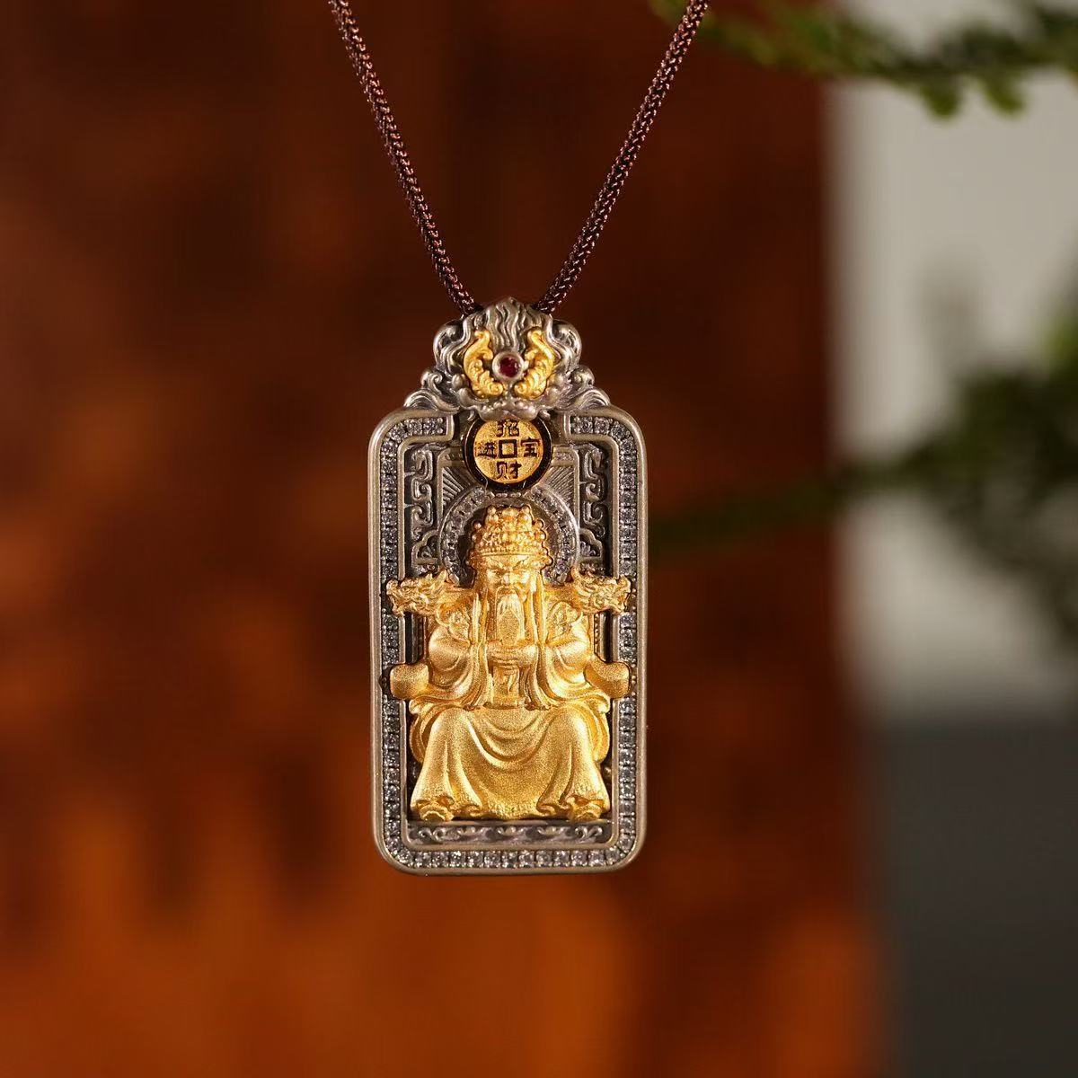 Ожерелье, которое отвечает на просьбы и приносит богатство, Ожерелье и Подвеска 50CM(Necklace Size)