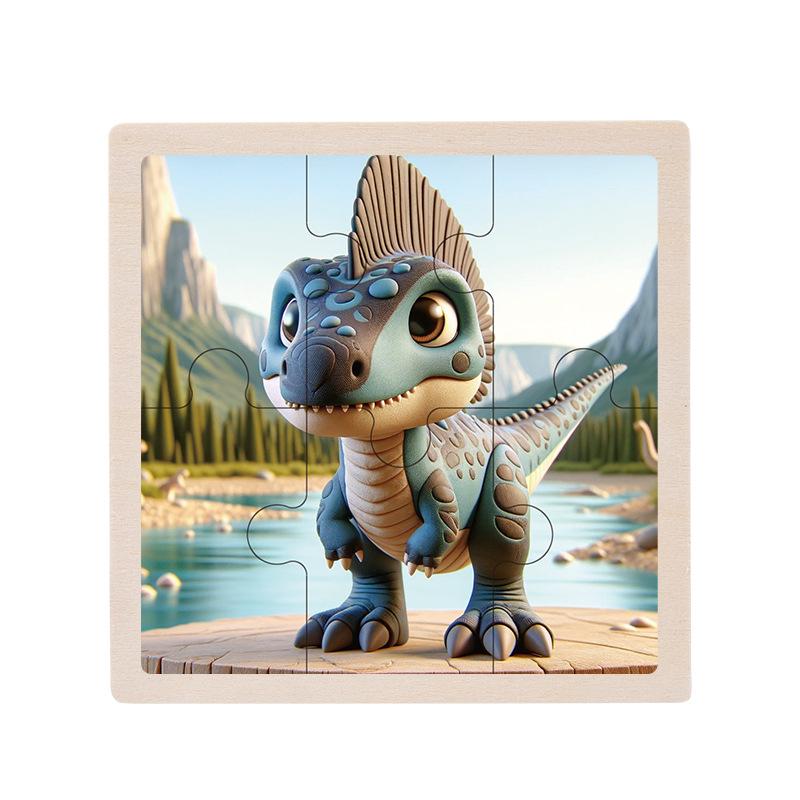 Wooden Educational Jigsaw Puzzle for Toddlers, Ages 1-5