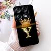 For Motorola Signature 2026 Crown Letter Phone Case For Motorola Signature XT2603-2 Black Silicone Soft Cases Bumpers