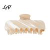 Anti Slip Hair Grips for Bun Pearlescent Claw Clip Non-Slip Clip Women Elegant Strong Soft Color Accessories Dating Hold Styling Decorative