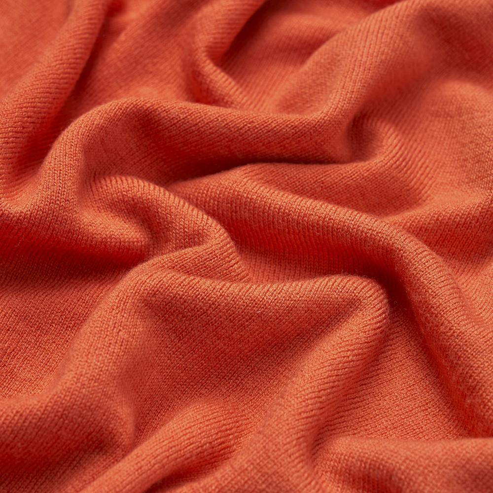 VERNO Cashtouch Crew-Neck Knit Orange_Regular-Fit