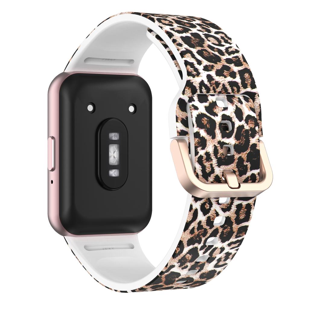 For Samsung Galaxy Fit3 Pattern Printing Silicone Strap Replacement Watch Band